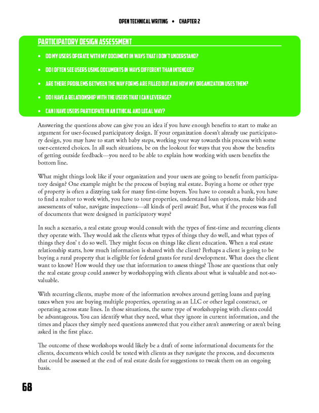 Open Technical Writing - New Page
